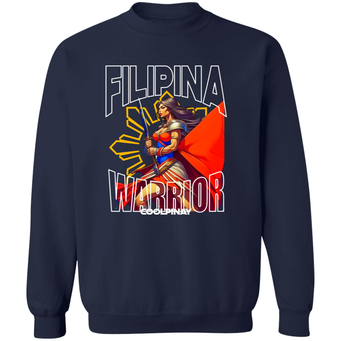 Filipina Warrior Unisex Crewneck Pullover Sweatshirt