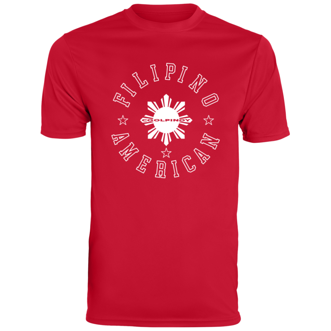 Filipino American White Sun Moisture-Absorbing Shirt