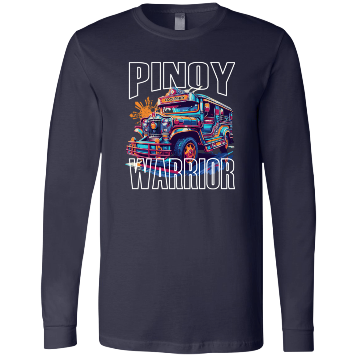 Filipino Warrior Jeepney Unisex Jersey Long Sleeve T-Shirt