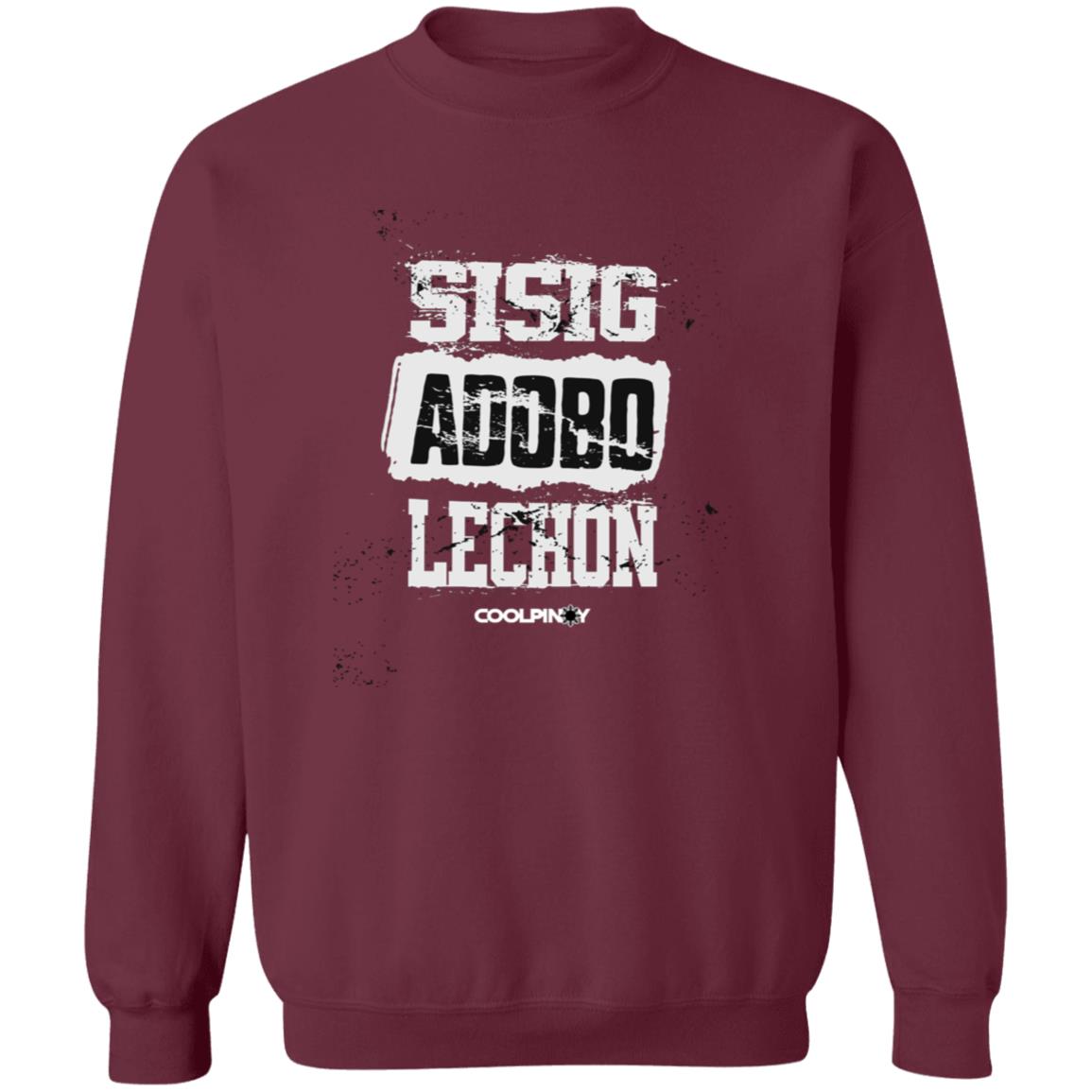 Sisig Adobo Lechon Unisex Crewneck Pullover Sweatshirt