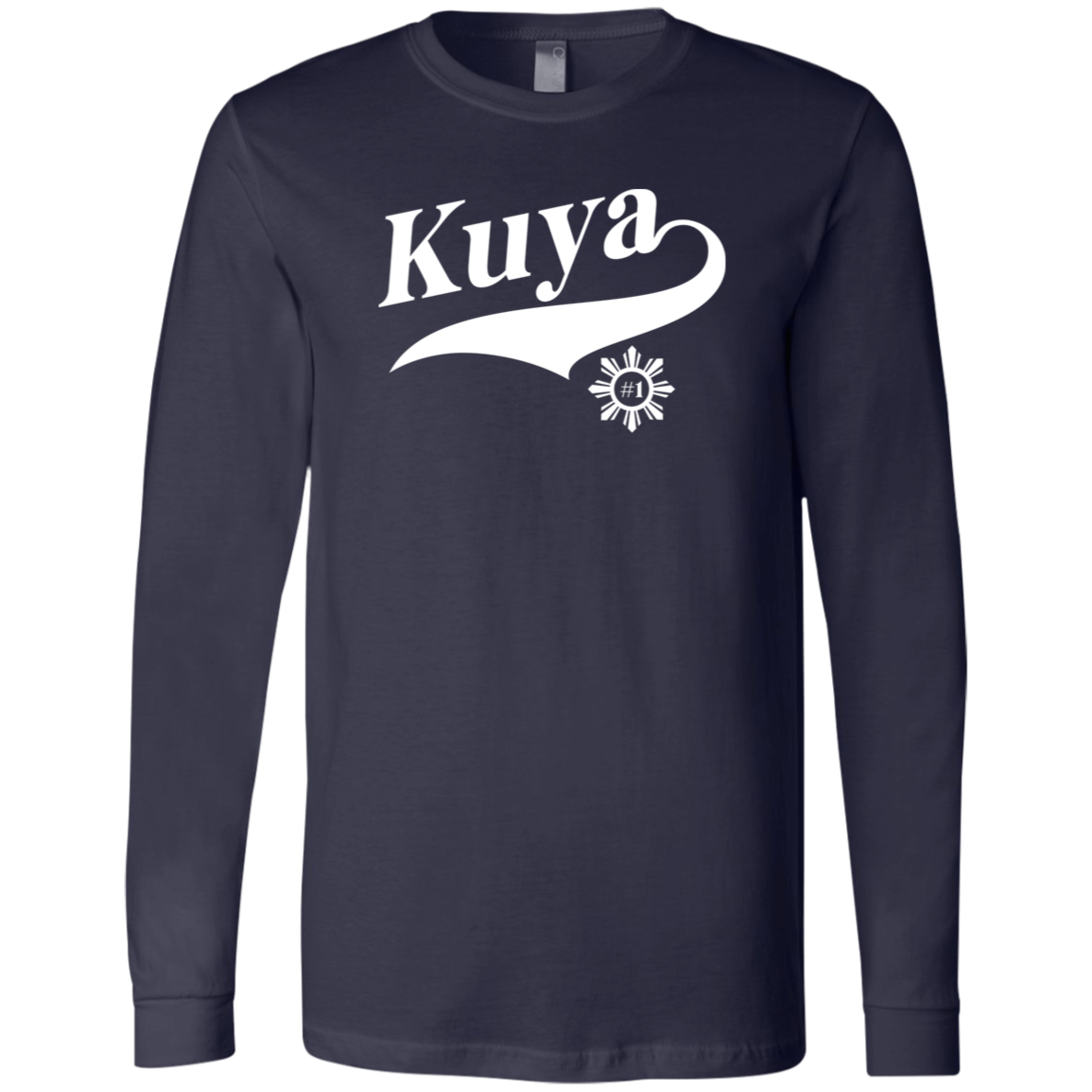 Number One Kuya Mens Jersey Long Sleeve T-Shirt