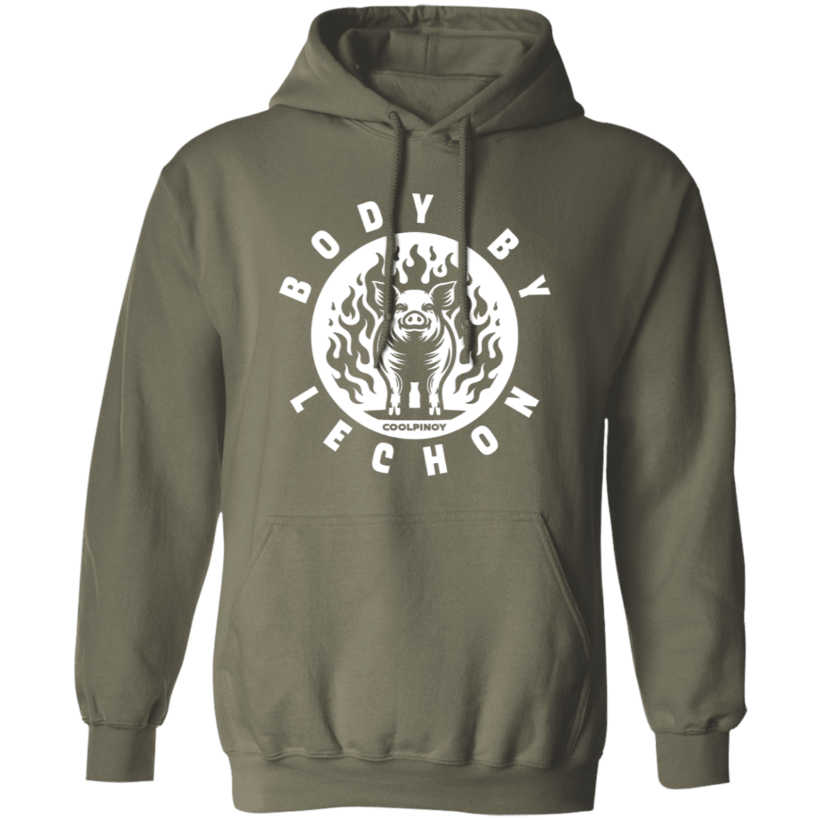 Body By Lechon Circle Unisex Pullover Hoodie