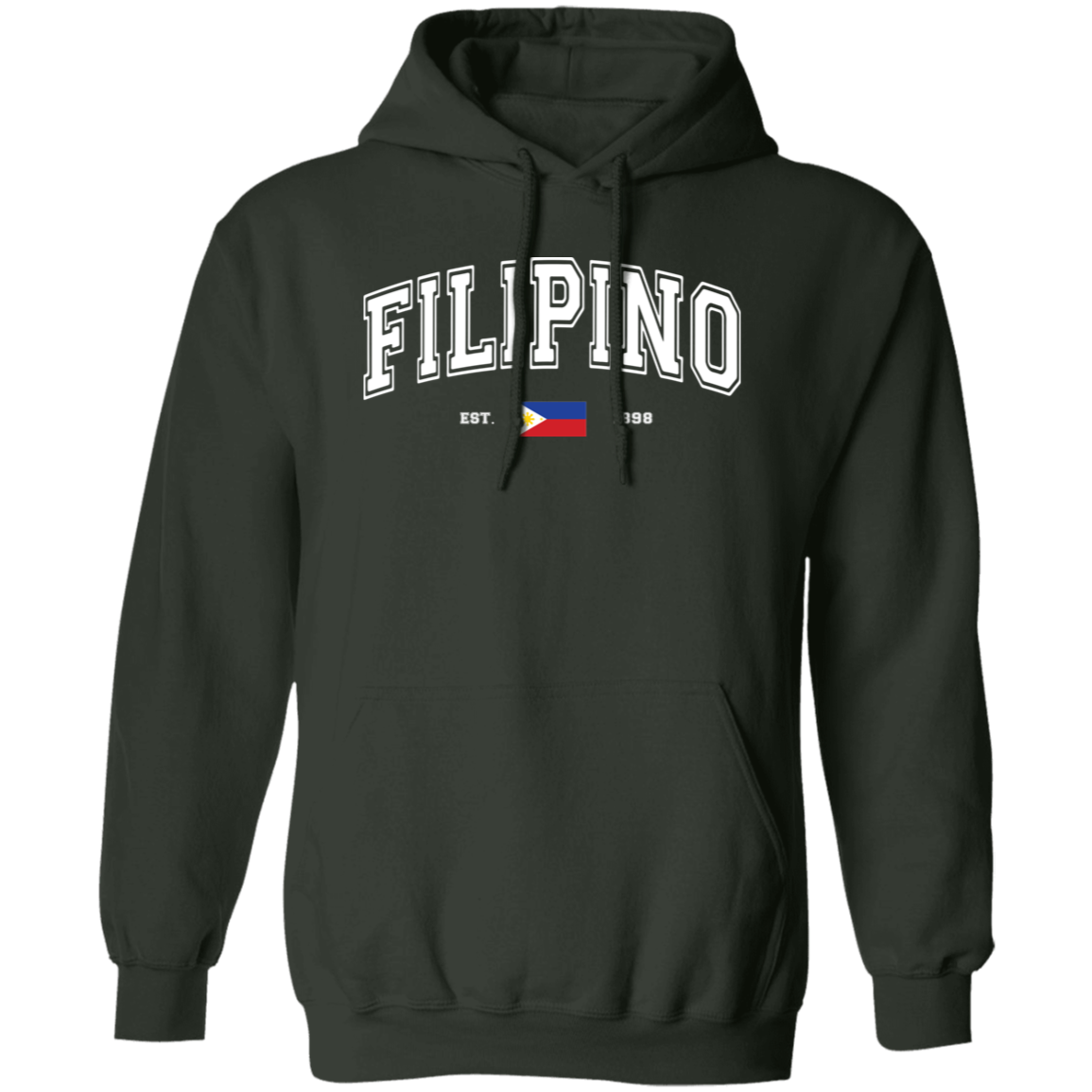 Filipino Est 1898 Unisex Pullover Hoodie