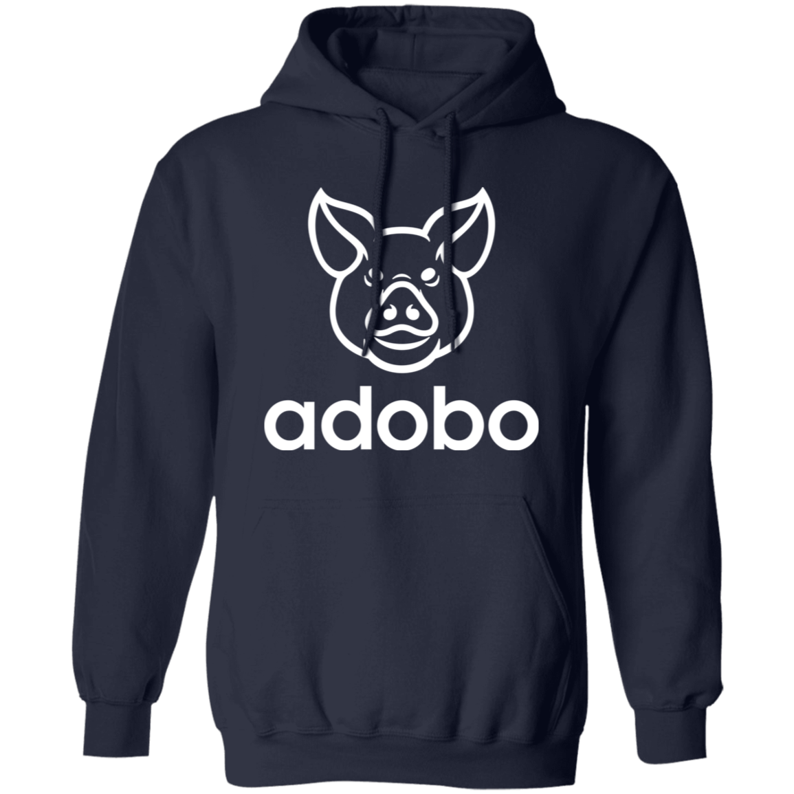 Adobo Pig Head Unisex Pullover Hoodie