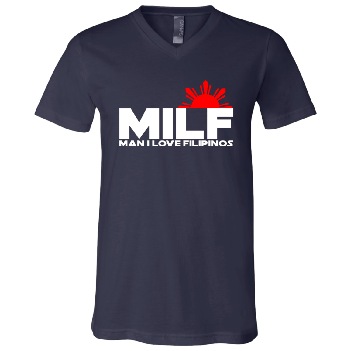 MILF Man I Love Filipinos Unisex Jersey V-Neck T-Shirt