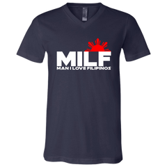 MILF Man I Love Filipinos Unisex Jersey V-Neck T-Shirt