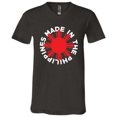 Made in the Philippines Red Sun Unisex Jersey V-Neck T-Shirt