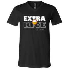 Extra Rice Please Unisex Jersey V-Neck T-Shirt