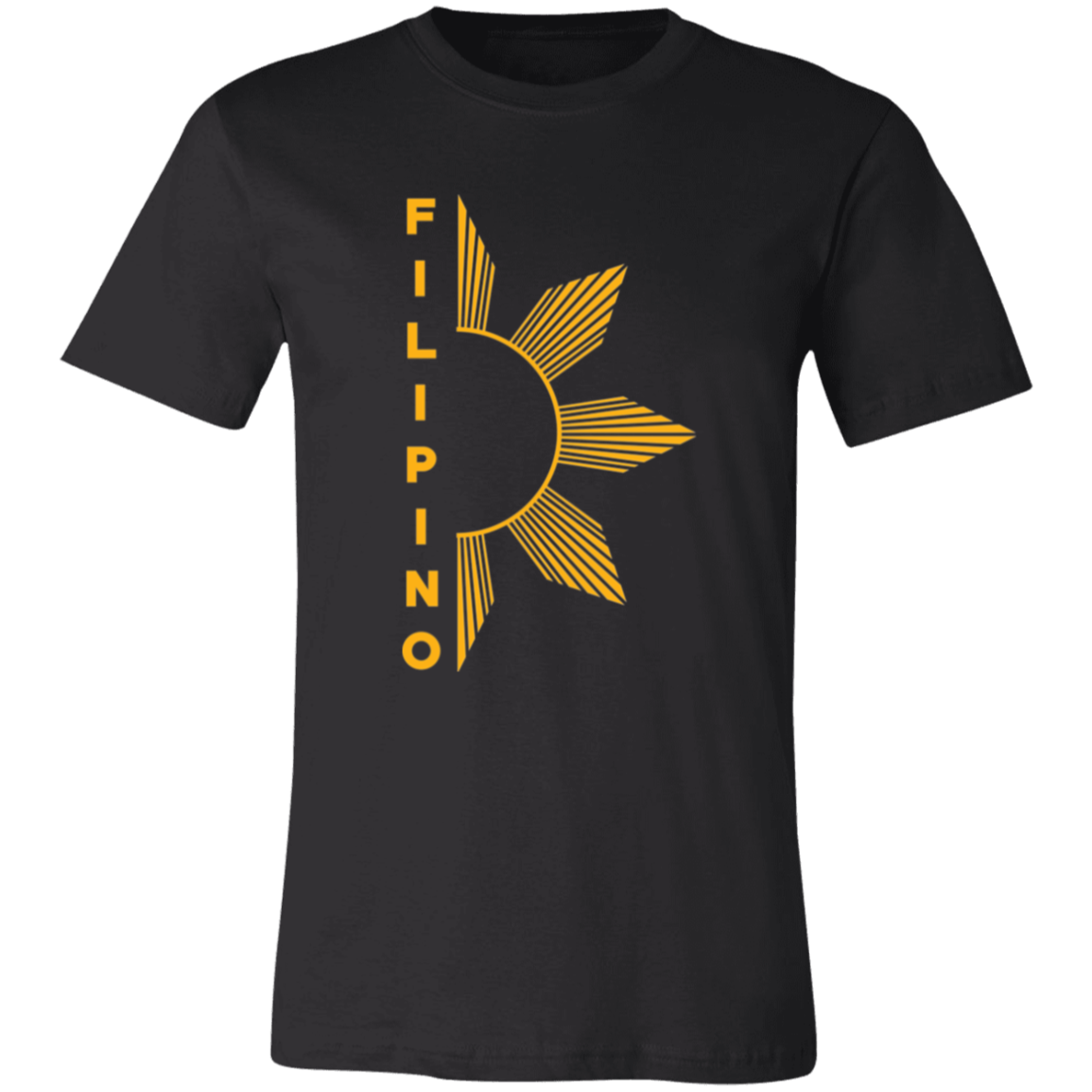 Filipino Half Sun Unisex Jersey T-Shirt