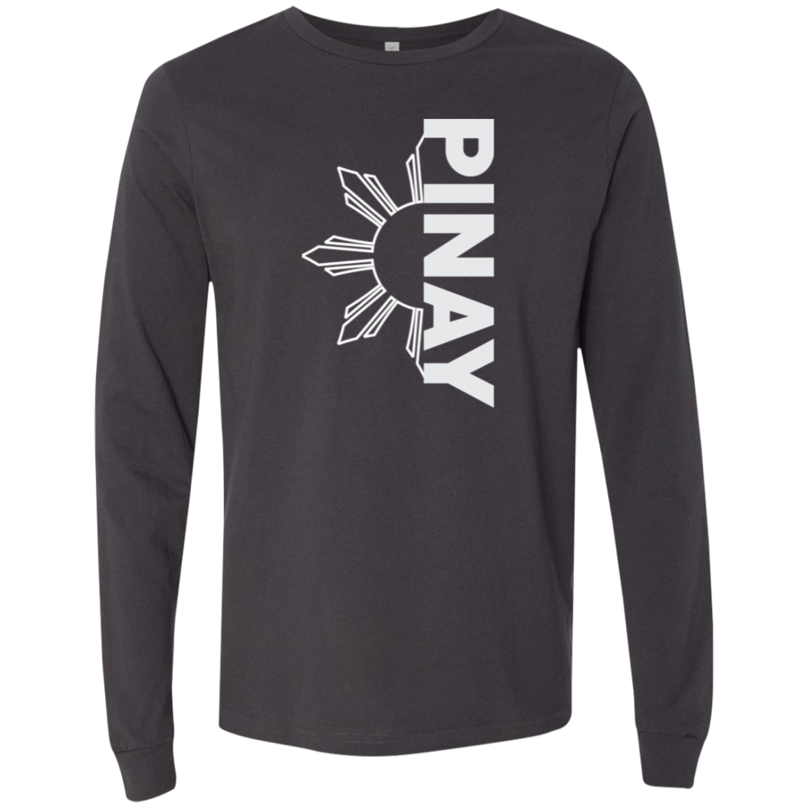 Pinay in Vertical Half Sun Unisex Jersey Long Sleeve T-Shirt