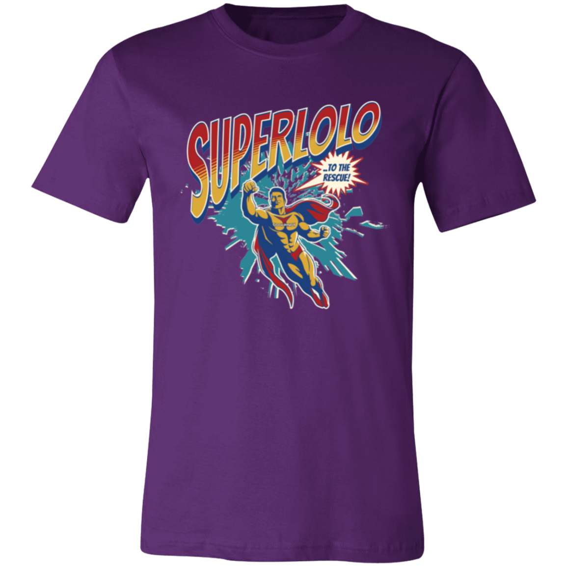 Super Lolo To The Rescue Unisex Jersey T-Shirt