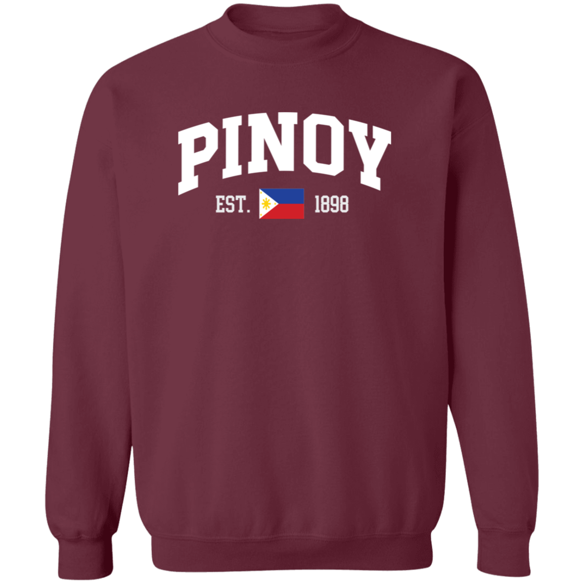 Pinoy Est 1898 Unisex Crewneck Pullover Sweatshirt