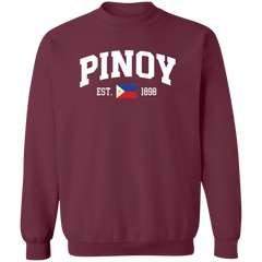 Pinoy Est 1898 Unisex Crewneck Pullover Sweatshirt