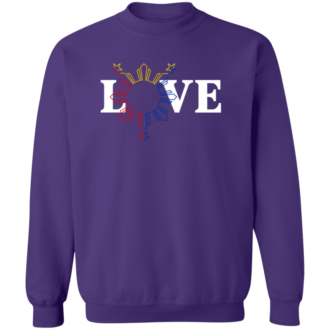 Love and Sun and Stars Unisex Crewneck Pullover Sweatshirt