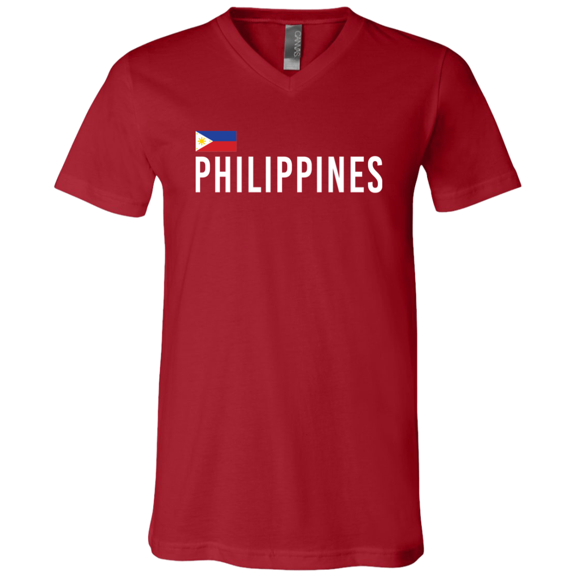 Team Philippines Unisex Jersey V-Neck T-Shirt