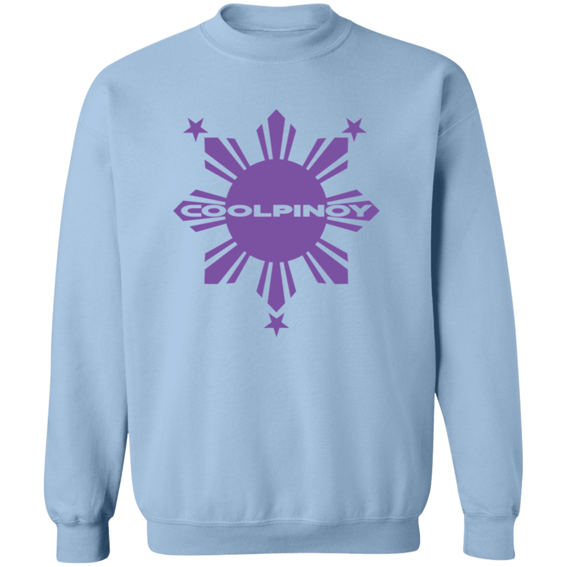 CoolPinoy Ube Unisex Crewneck Pullover Sweatshirt