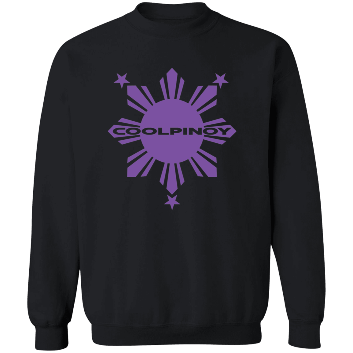 CoolPinoy Ube Unisex Crewneck Pullover Sweatshirt