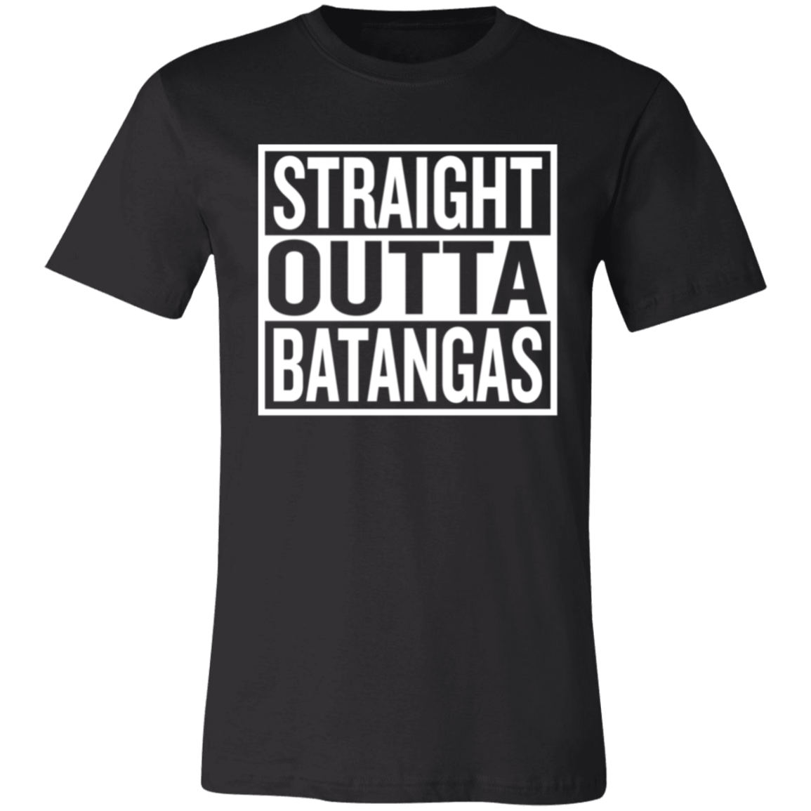 Straight Outta Batangas Unisex Jersey T-Shirt