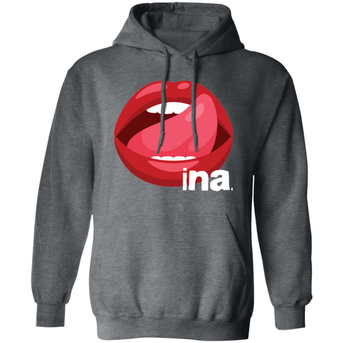 Tongue Ina Unisex Pullover Hoodie