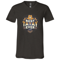 Best Tatay Ever Unisex Jersey V-Neck T-Shirt