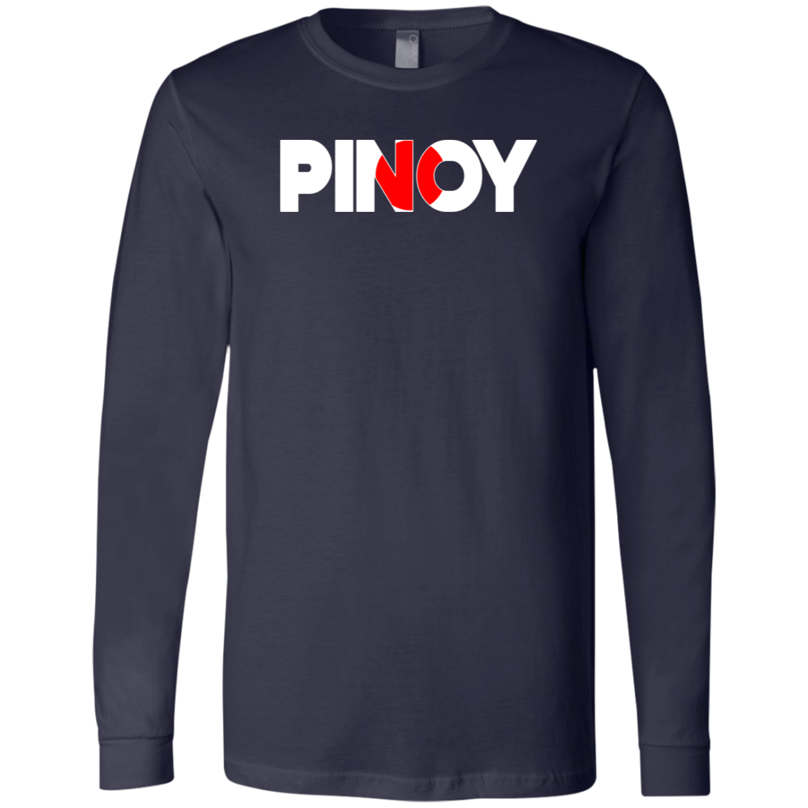 Pinoy Japan Flag Unisex Jersey Long Sleeve T-Shirt