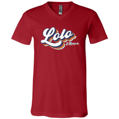 Lolo I Love U Unisex Jersey V-Neck T-Shirt