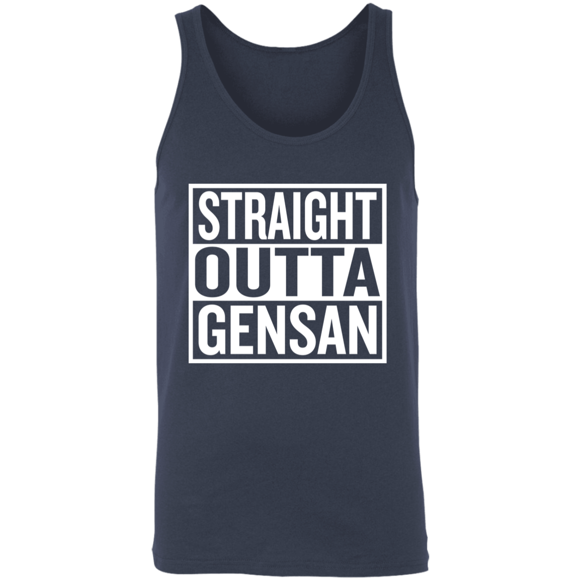 Straight Outta Gensan Unisex Cotton Tank Top