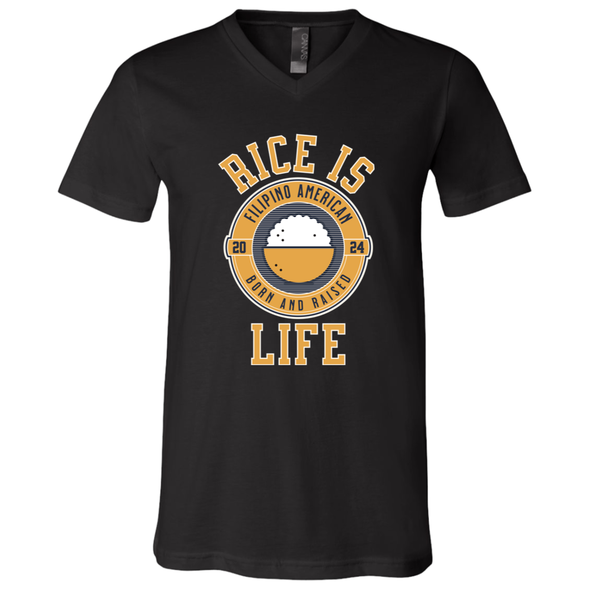 RIce is Life Unisex Jersey V-Neck T-Shirt