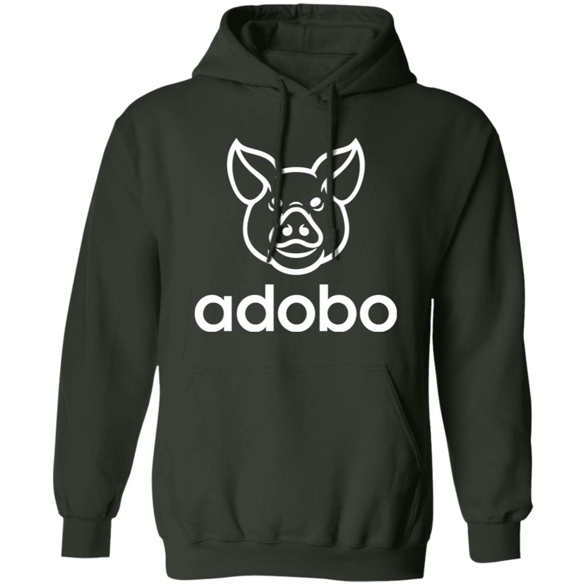 Adobo Pig Head Unisex Pullover Hoodie