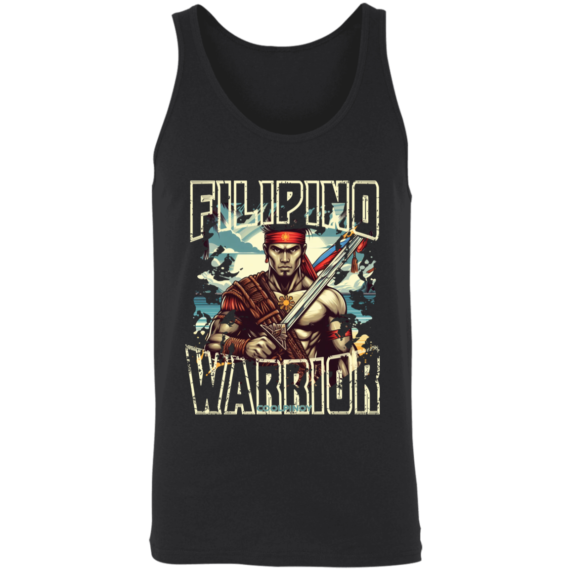 Filipino Warrior Beach Unisex Cotton Tank Top