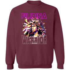 Filipina Warrior Princess Unisex Crewneck Pullover Sweatshirt