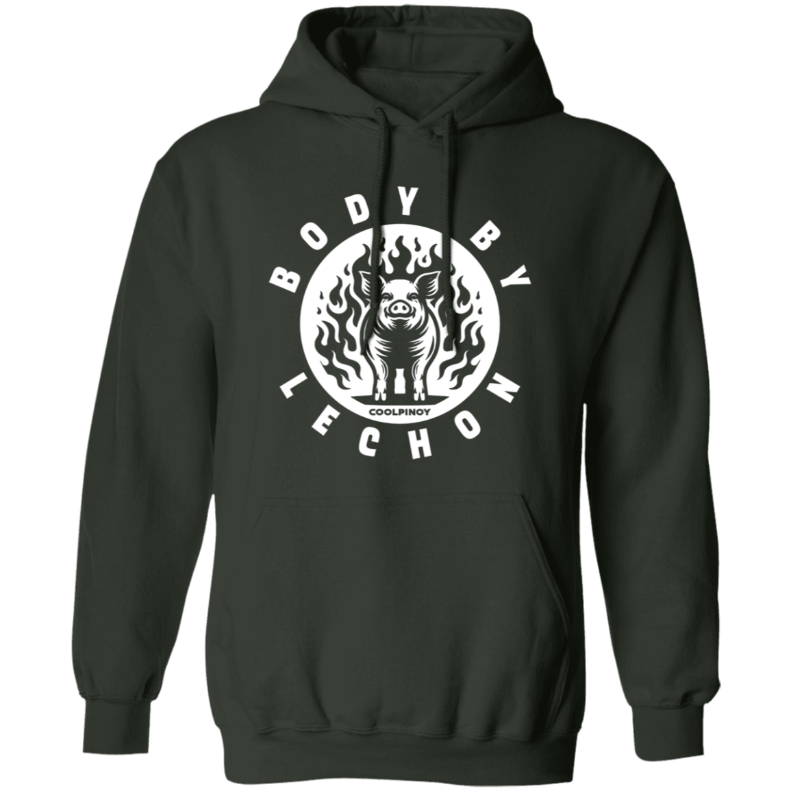 Body By Lechon Circle Unisex Pullover Hoodie