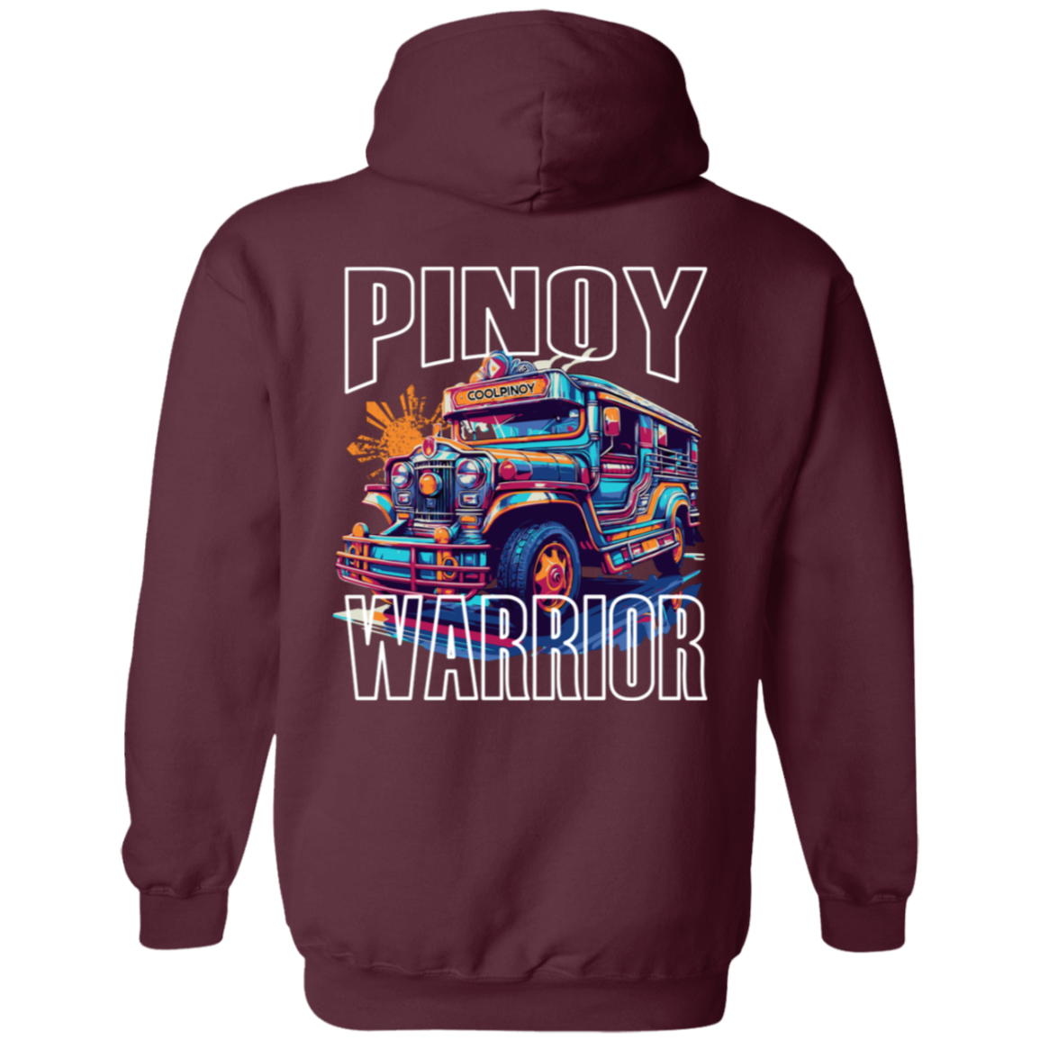 Filipino Warrior Jeepney Unisex Pullover Hoodie