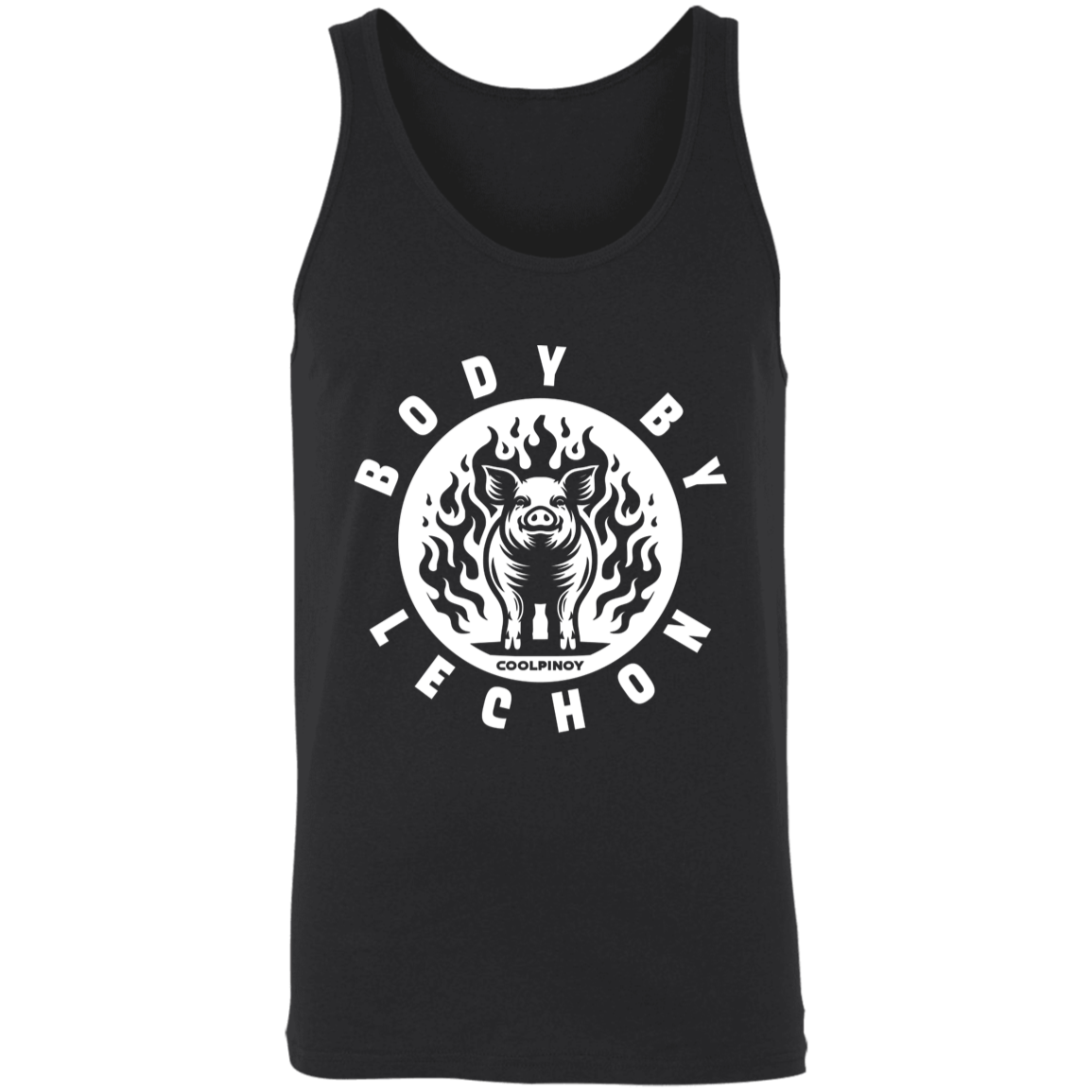 Body By Lechon Circle Unisex Cotton Tank Top