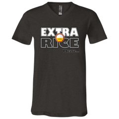 Extra Rice Please Unisex Jersey V-Neck T-Shirt