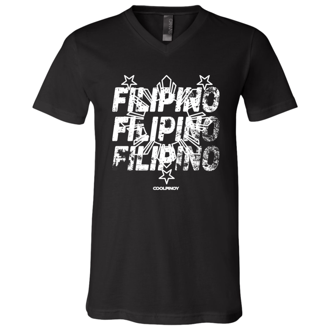 Filipino Filipino Filipino Unisex Jersey V-Neck T-Shirt