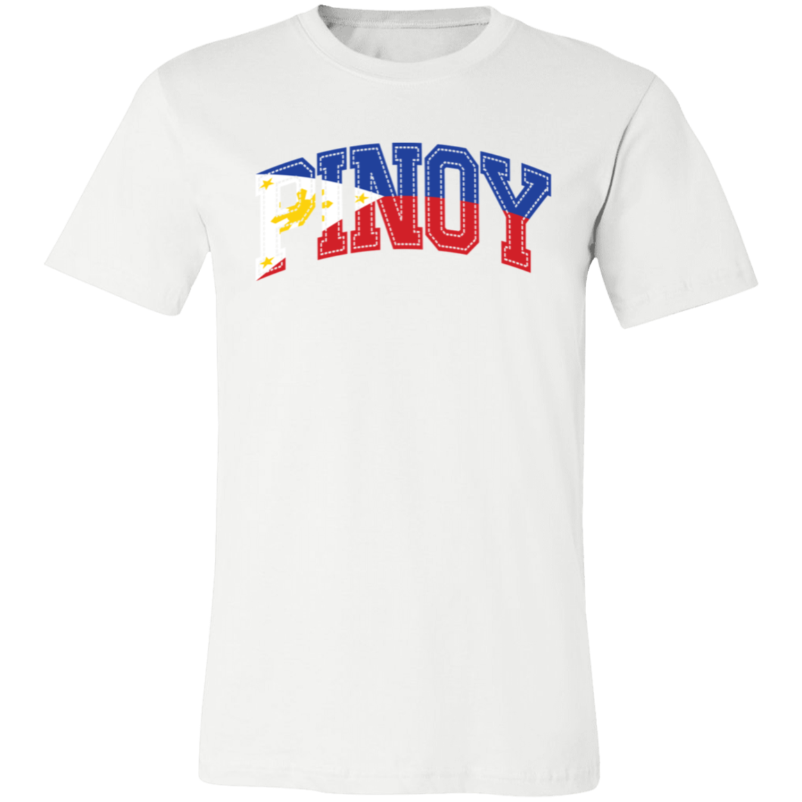 Pinoy with Flag Embedded Unisex Jersey T-Shirt