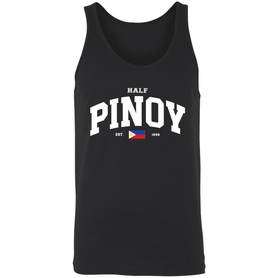 Half Pinoy Unisex Cotton Tank Top