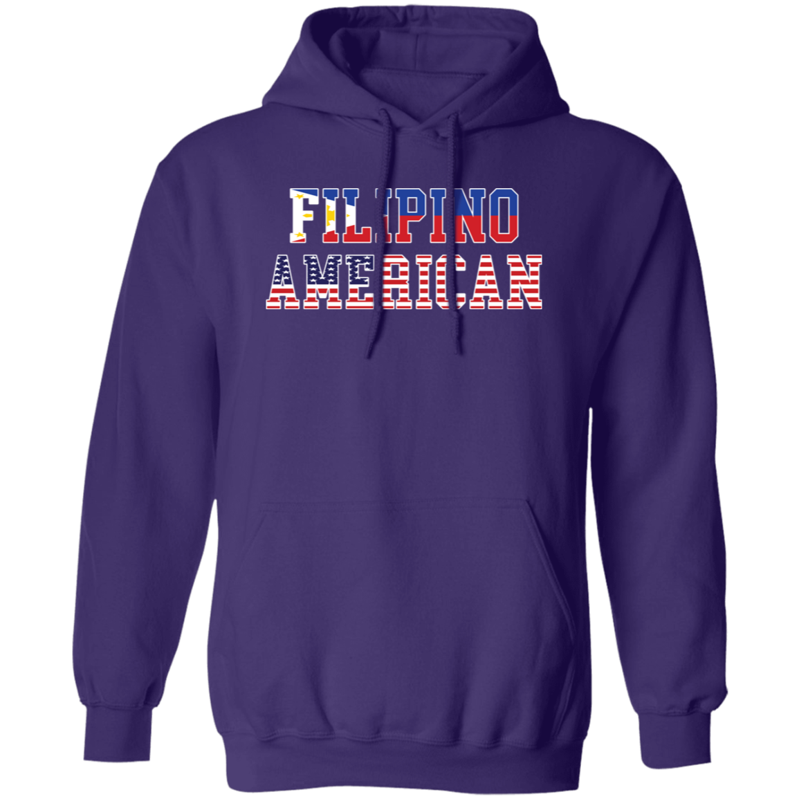 Filipino American Flags Unisex Pullover Hoodie