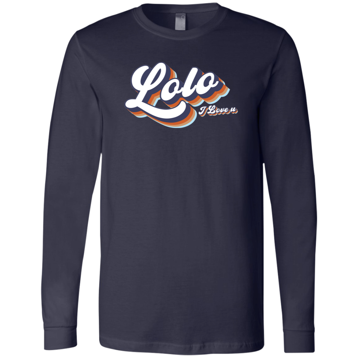 Lolo I Love U Unisex Jersey Long Sleeve T-Shirt