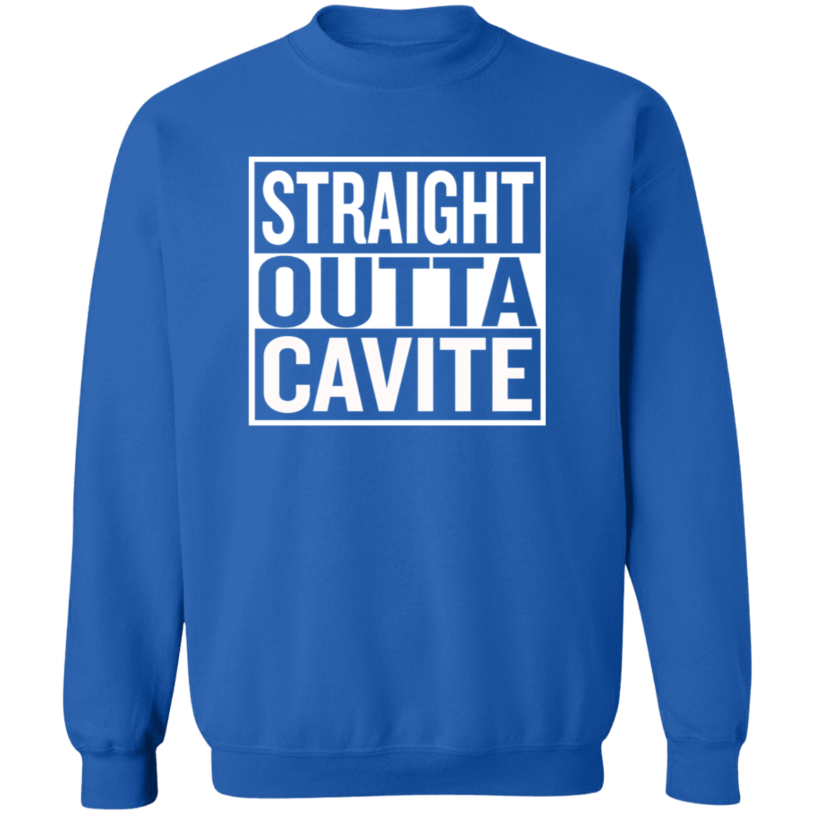 Straight Outta Cavite Unisex Crewneck Pullover Sweatshirt