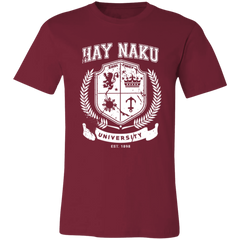 Hay Naku University Distressed CP Unisex Jersey T-Shirt