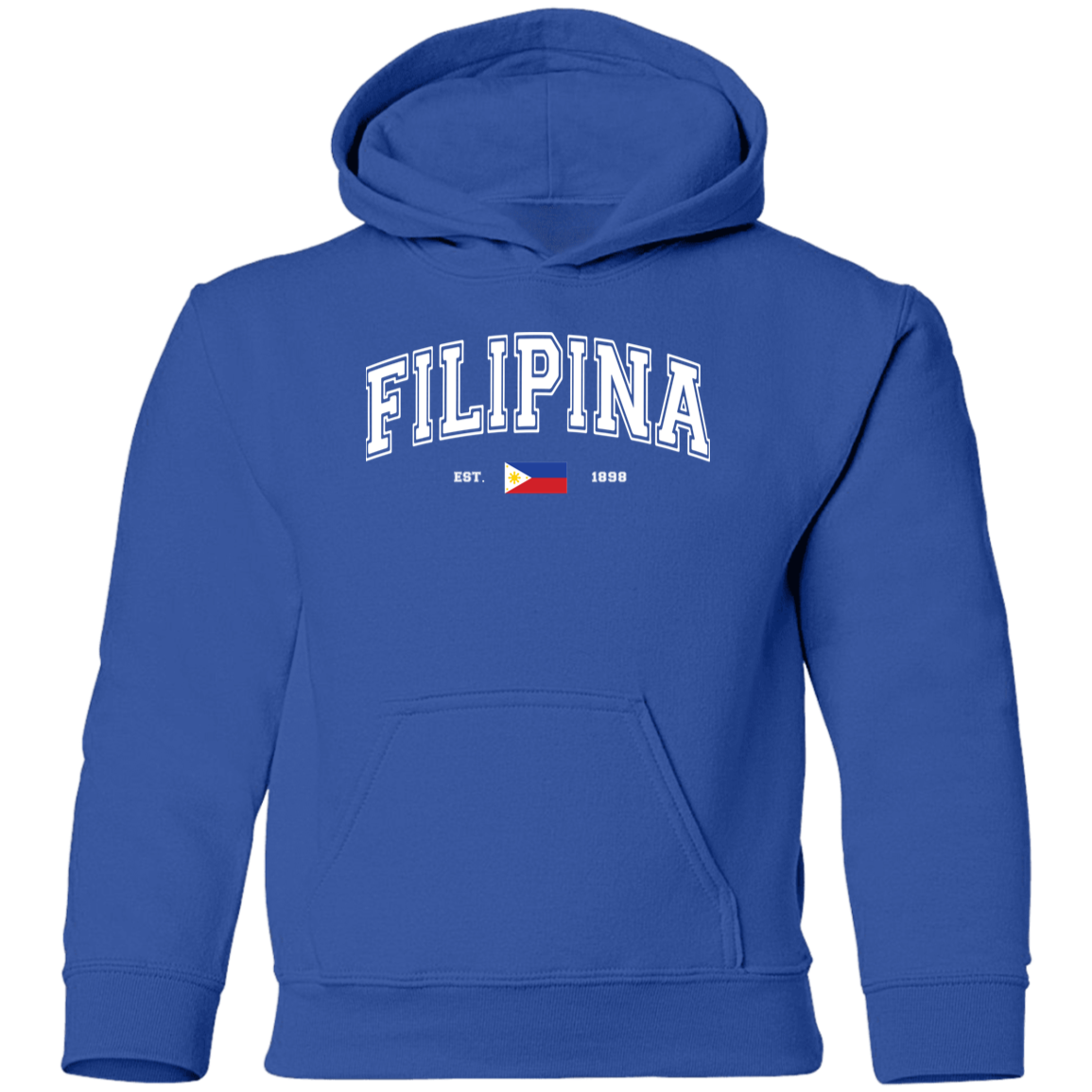 Filipina Est 1898 Youth Pullover Hoodie