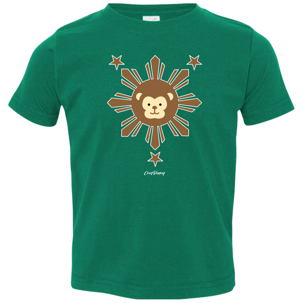 Kids Sun Monkey Toddler Jersey T-Shirt