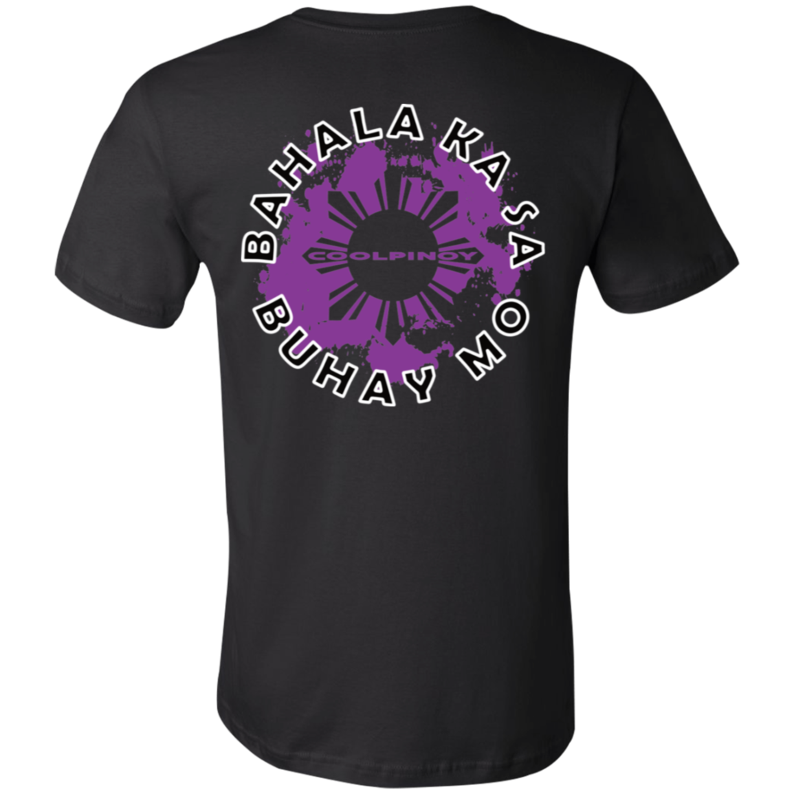 Bahala Ka Sa Buhay Mo Purple Splash Unisex Jersey T-Shirt