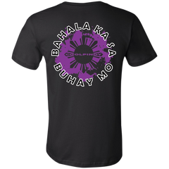 Bahala Ka Sa Buhay Mo Purple Splash Unisex Jersey T-Shirt