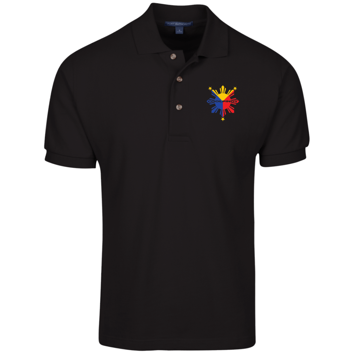 CoolPinoy Tricolor Cotton Knit Polo