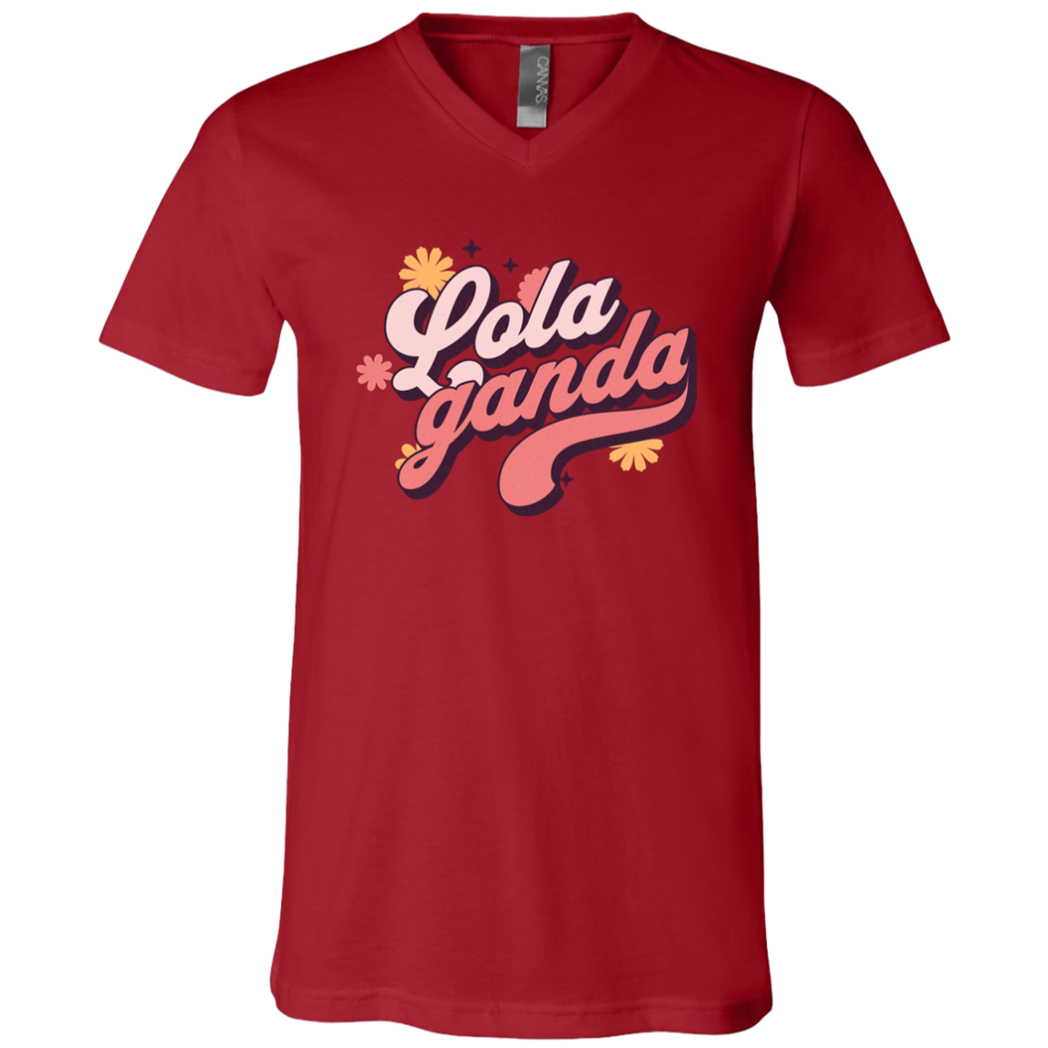 Lola Ganda Unisex Jersey V-Neck T-Shirt