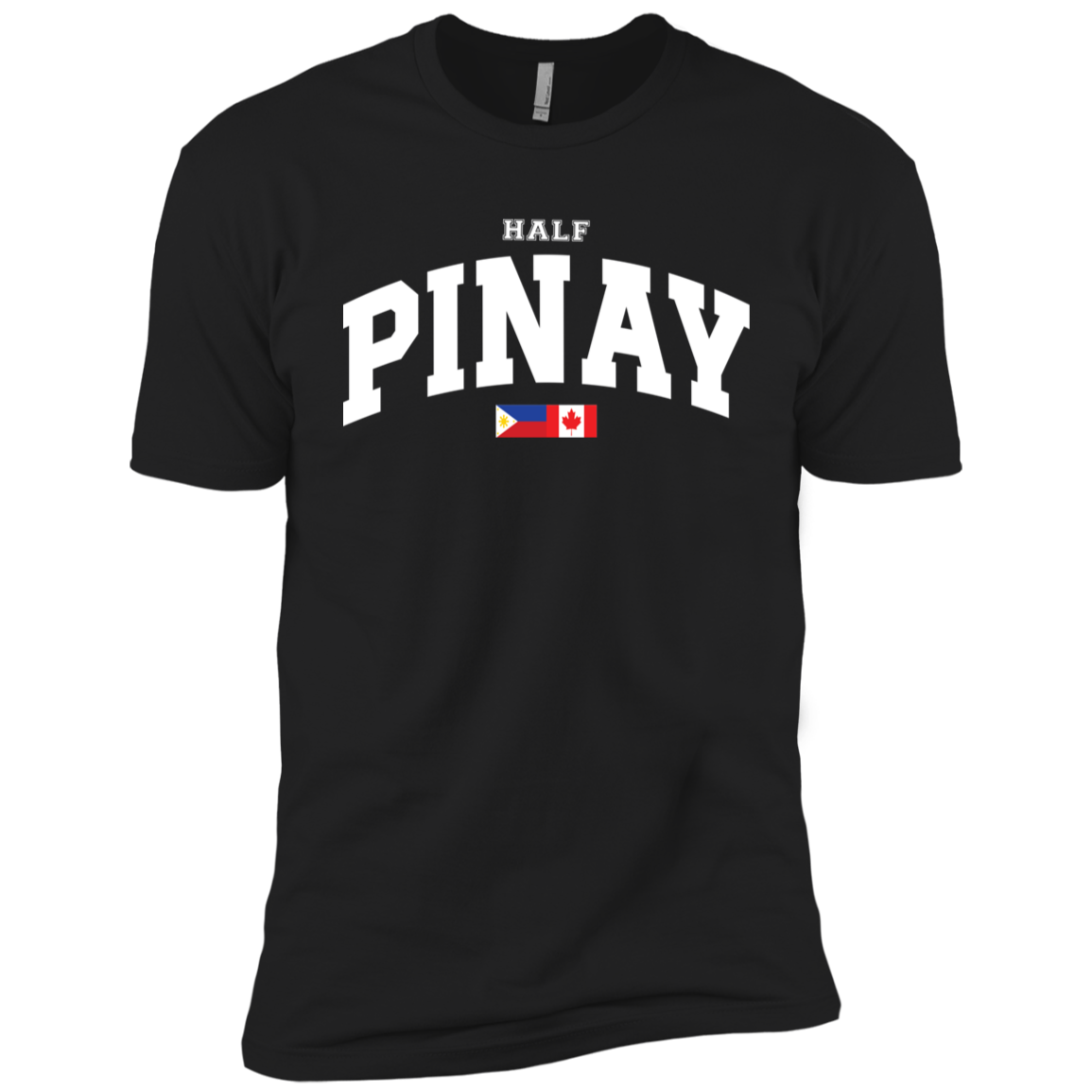 Half Pinay FILCAN Flag Youth Cotton T-Shirt