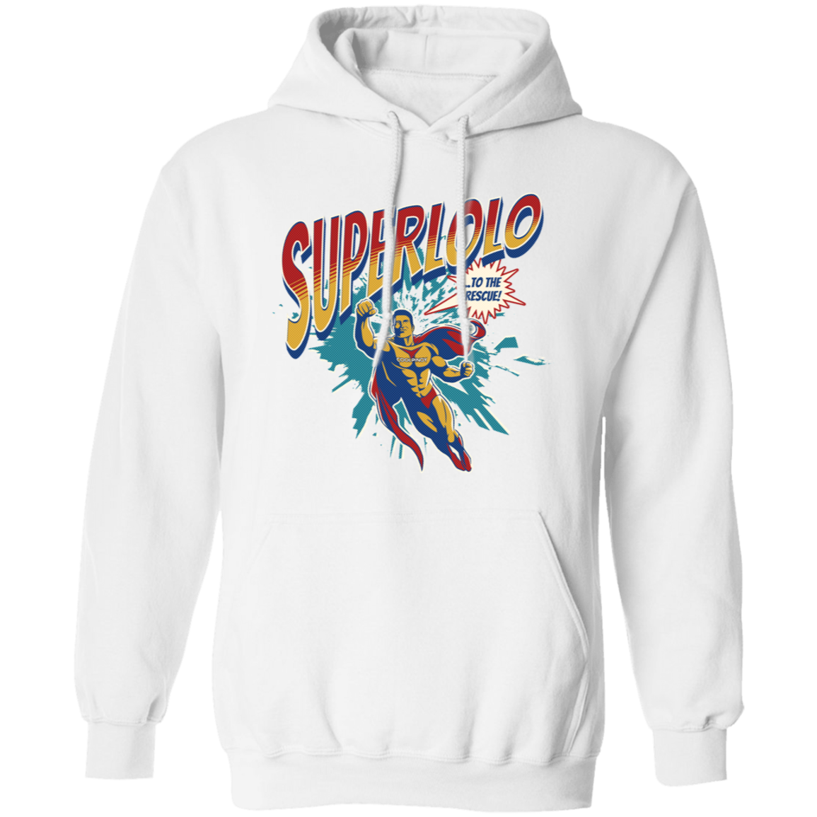 Super Lolo To The Rescue Unisex Pullover Hoodie